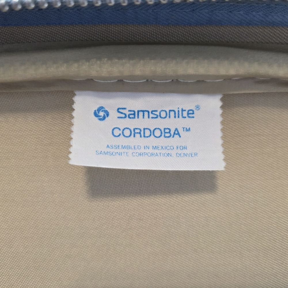 Vintage 70s Samsonite Cordoba Suitbase - Picture 12 of 16